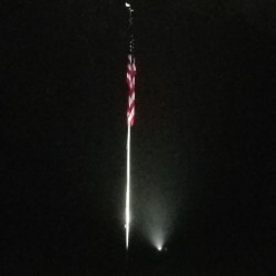 FL130 Solar 10W/18W LED Commercial Flag Pole Light System (1-3 Lights)