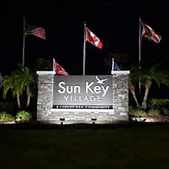 FL25 Solar 5W/10W/20W/30W Sign Light System (3 Fixtures)