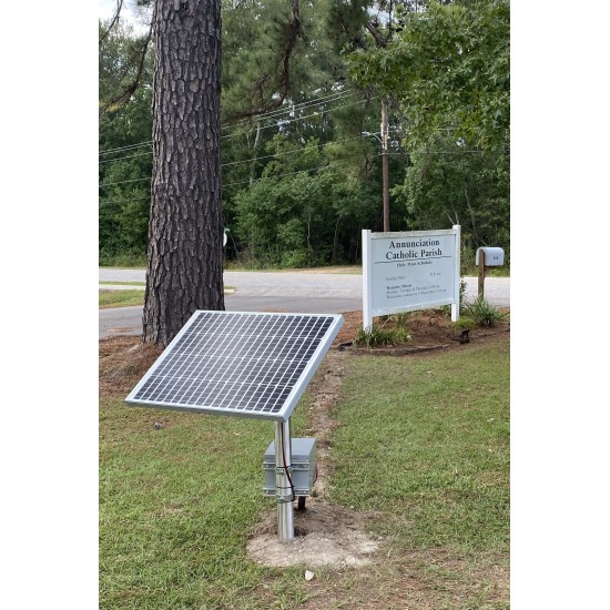 RS02 Solar Sign Light Power System 