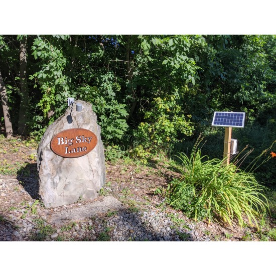 FL51 Solar 3W Sign Light System (1-4 Fixtures) 