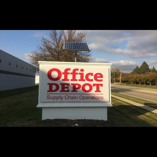 FL28 Solar 10W LED Tube Sign Light System (1 to 4 Fixtures)