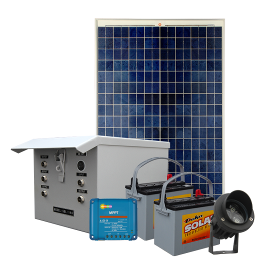 FL80 Solar 3W LED Sign Light System (1 - 4 Fixtures)