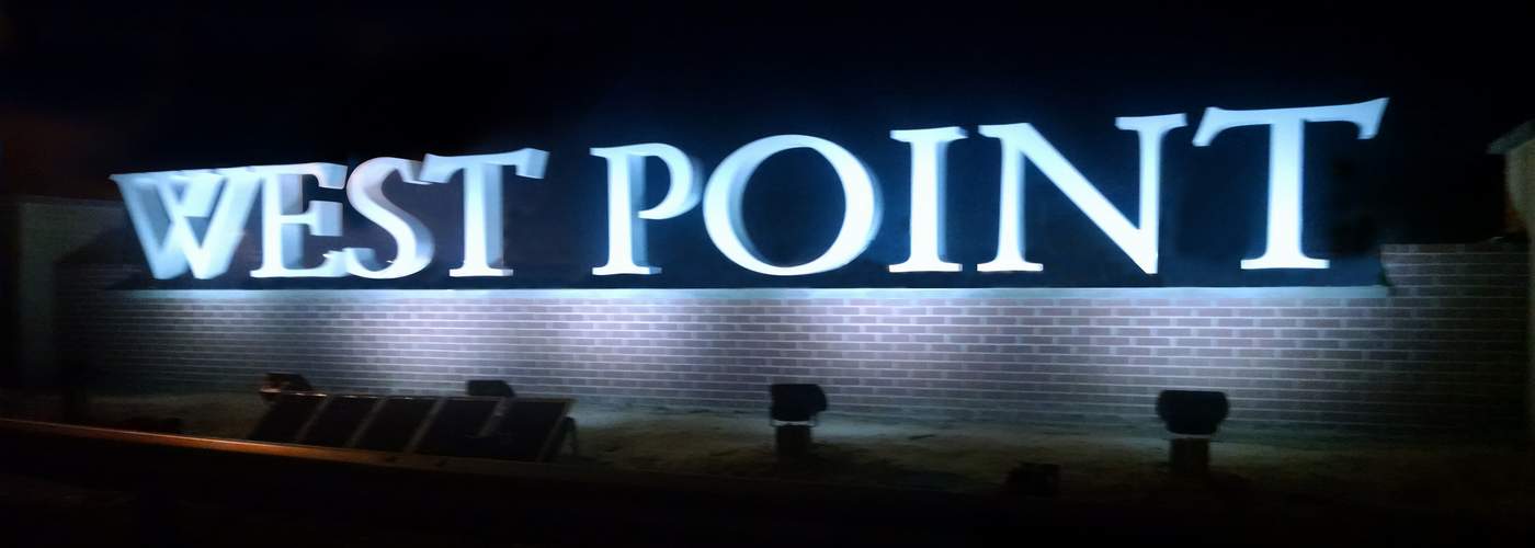 West Point NY - Solar Sign Lights by Solar Illuminations