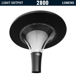 PL40 Solar Pole Top Light 18W (Without Pole) PL40 Solar Pole Top Light 18W (Without Pole)