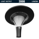 PL40 Solar Pole Top Light 18W (Without Pole)