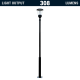 PO10 Solar Street Light 4W (With Pole)