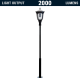 PO20 Solar Street Light 15W (With Pole)