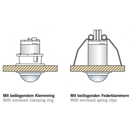RC16 Mini Recessed Motion Detector