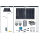 SL25 Solar 35W~135W + 10w~25 LED Street & Sidewalk Light (With Pole)