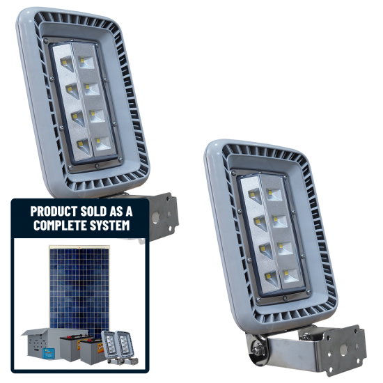 BL32 Solar 10W To 35W Billboard Light System (2 Fixtures)