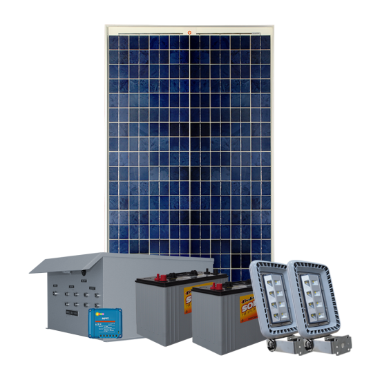 BL32 Solar 10W To 35W Billboard Light System (2 Fixtures)