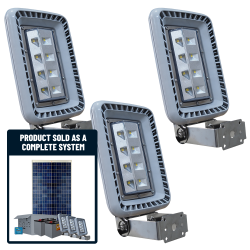 BL33 Solar 10W To 35W Billboard Light System (3 Fixtures)