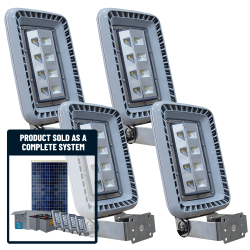 BL34 Solar 10W To 35W Billboard Light System (4 Fixtures) BL34 Solar 10W To 35W Billboard Light System (4 Fixtures)