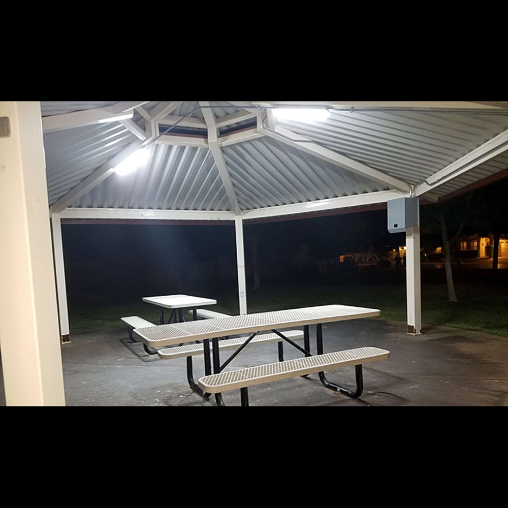 FL17 Outdoor Solar Canopy/Covered Walkway Lights System