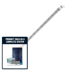 FL28 Solar 10W LED Tube Sign Light System (1 to 4 Fixtures) FL28 Solar 10W LED Tube Sign Light System (1 to 4 Fixtures)