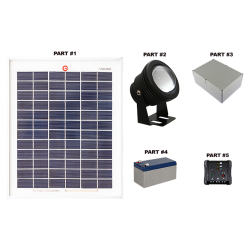 FL70 Solar 10W LED Flag Spot Light System (1 - 4 Fixtures) FL70 Solar 10W LED Flag Spot Light System (1 - 4 Fixtures)