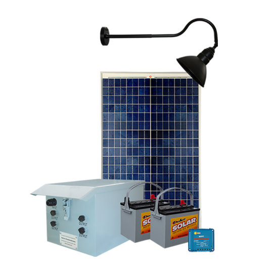 FL90 Solar 3W Gooseneck Sign Light System (1-4 Fixtures) 