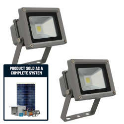 SF21 Solar LED Mini Floodlight System With Motion Sensor (2 Fixtures) SF21 Solar LED Mini Floodlight System With Motion Sensor (2 Fixtures)