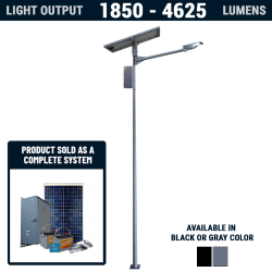 SL12 Solar Parking Lot Light (With Pole) 10W~25W SL12 Solar Parking Lot Light (With Pole) 10W~25W
