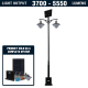 SL22 Solar Street Light 10W To 15W (With Pole)