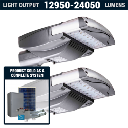 SL37 Double Solar LED Parking Lot Light (Without Pole) 35W~65W SL37 Double Solar LED Parking Lot Light (Without Pole) 35W~65W