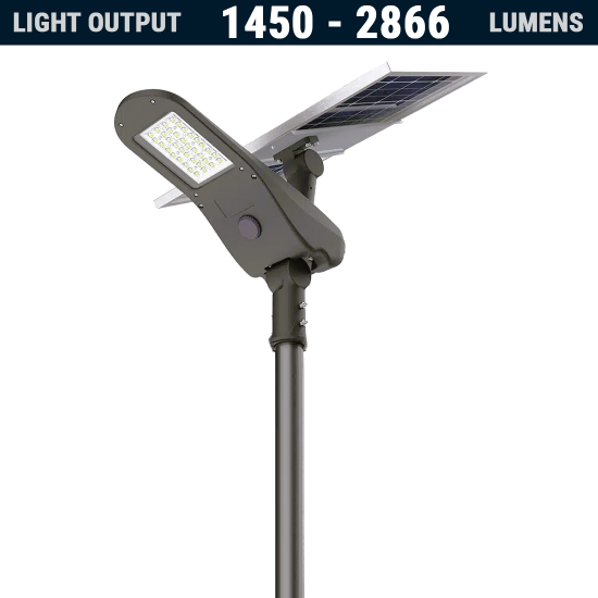 SL63 Solar 20W~40W Street Light (With Pole)