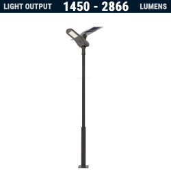 SL63 Solar 20W~40W Street Light (With Pole)