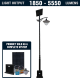SL15 Solar Parking Lot Light (With Pole) 10W~30W