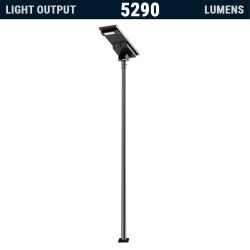 SL27 Solar 23W LED Street Light (With Pole)