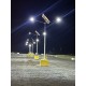 SL36 Double Solar Parking Lot Light (With Pole) 35W~65W