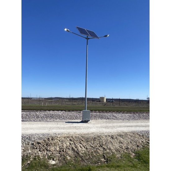 SL24 Solar Street Light 10W To 25W (With Pole)