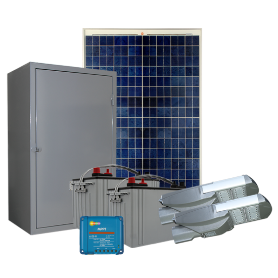 SL37 Double Solar LED Parking Lot Light (Without Pole) 35W~65W