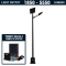 SL45 SOLAR STREET LIGHT 10W TO 30W (WITH POLE)