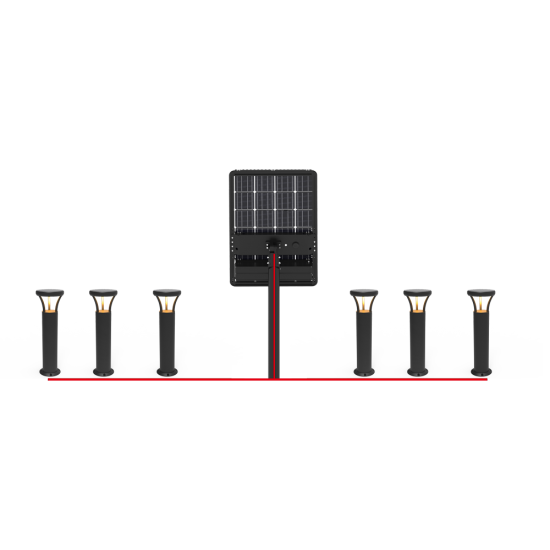 BC15 Solar LED Bollard Light Kit