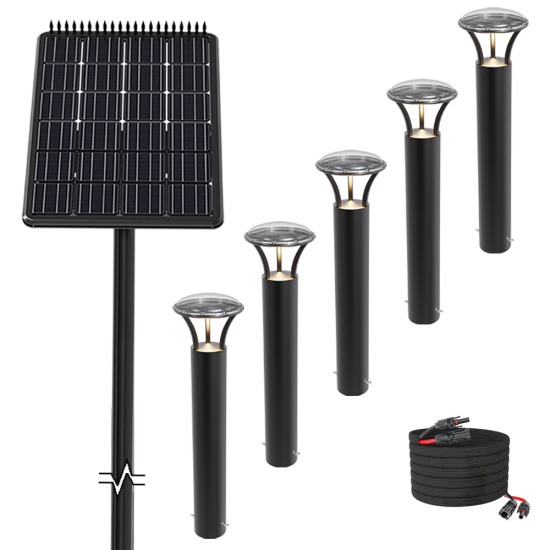 BC15 Solar LED Bollard Light Kit