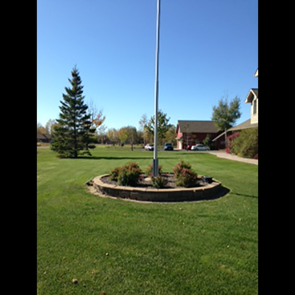 FL05 Solar In Ground Flag Pole Lighting 108 LEDs