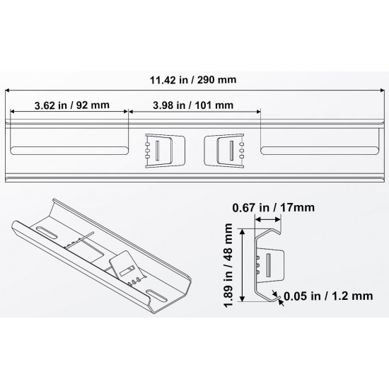 PE11 Universal Bracket & Adjustable Banding Strap