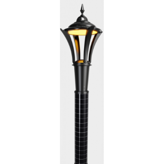 PO38 Solar 15W~25W LED Street Light (With Pole)