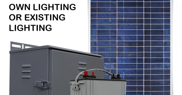 RS02 Solar Sign Light Power System
