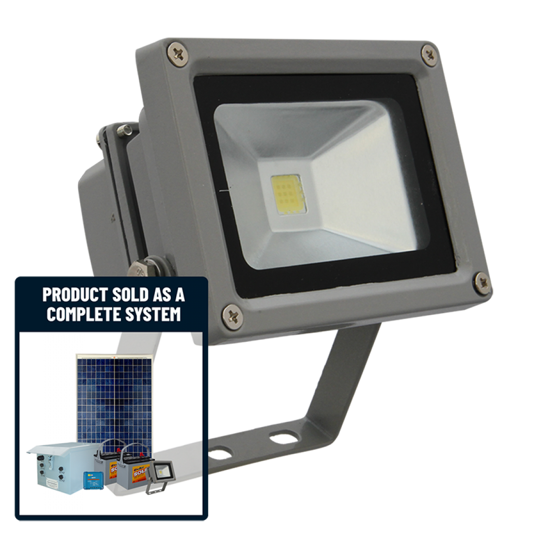 FL60 Solar LED Mini Light Fixture System White or RGB (14 Fixtures)