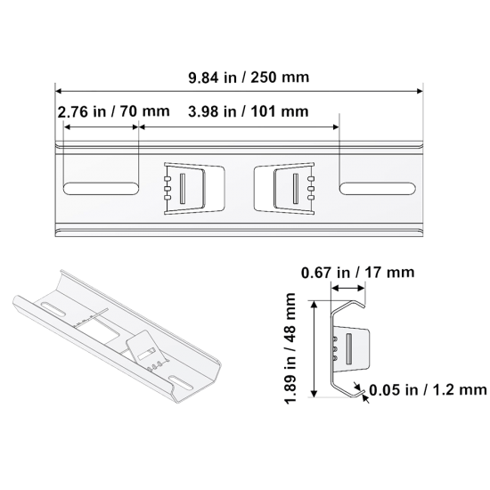 PE11 Universal Bracket & Adjustable Banding Strap