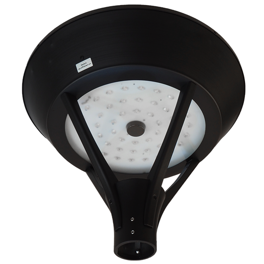 PL23 Solar Pole Light Fixture. 20W LED Power.