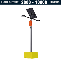 SL18 Solar Portable Area Light (With Pole)