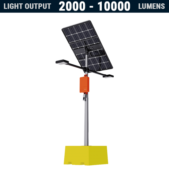 SL18 Solar Portable Area Light (With Pole)