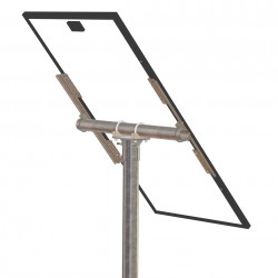 SP25 Solar Panel Top Pole Mount Kit