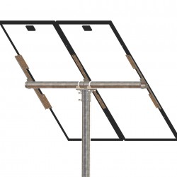 SP26 Solar Panel Top Pole Mount Kit
